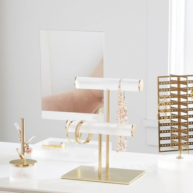 Ava Frosted Acrylic Beauty Mirror