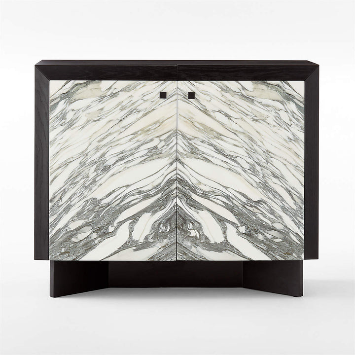 Taos Black Marble Bar Cabinet