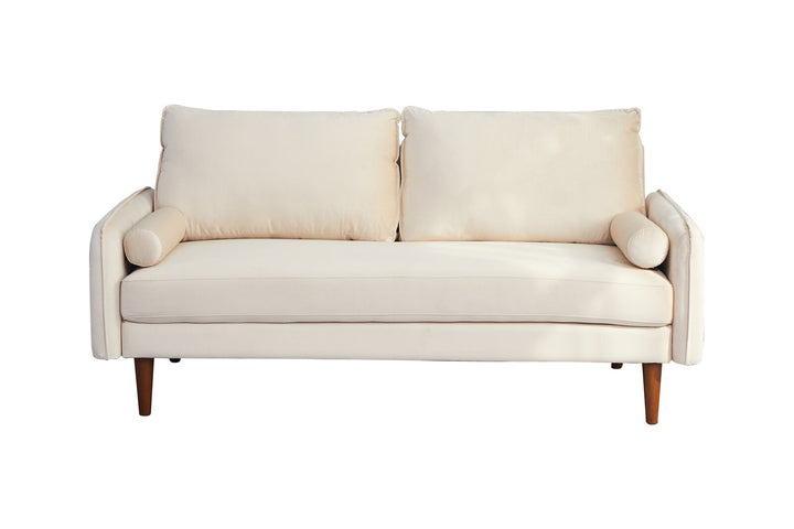 Fabric Three Sofa Soft Tufted Upholstered Couch