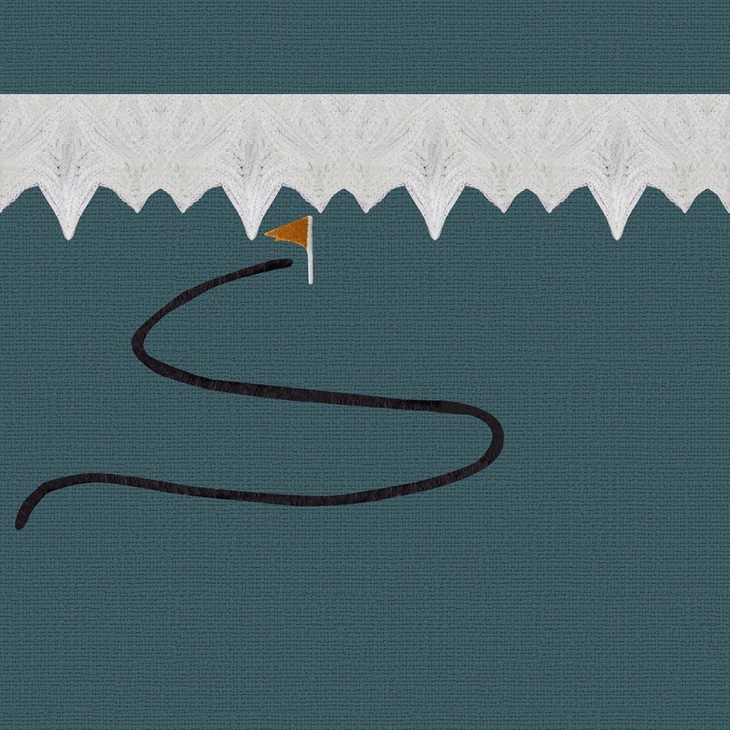 Basecamp Mountain Pillow With Inserts-22"x14"