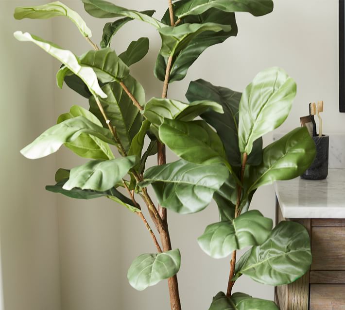 Faux Potted Fiddle Leaf Fig Tree