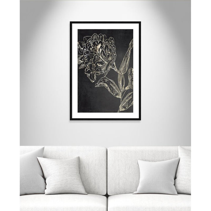 Golden Flower Folklore II by Asia Jensen With Frame 25.5"x35.5"