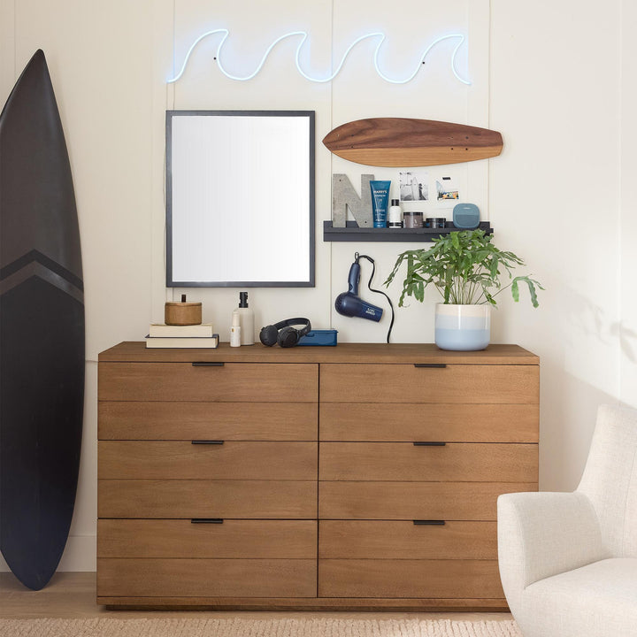 Wave Neon LED Wall Light