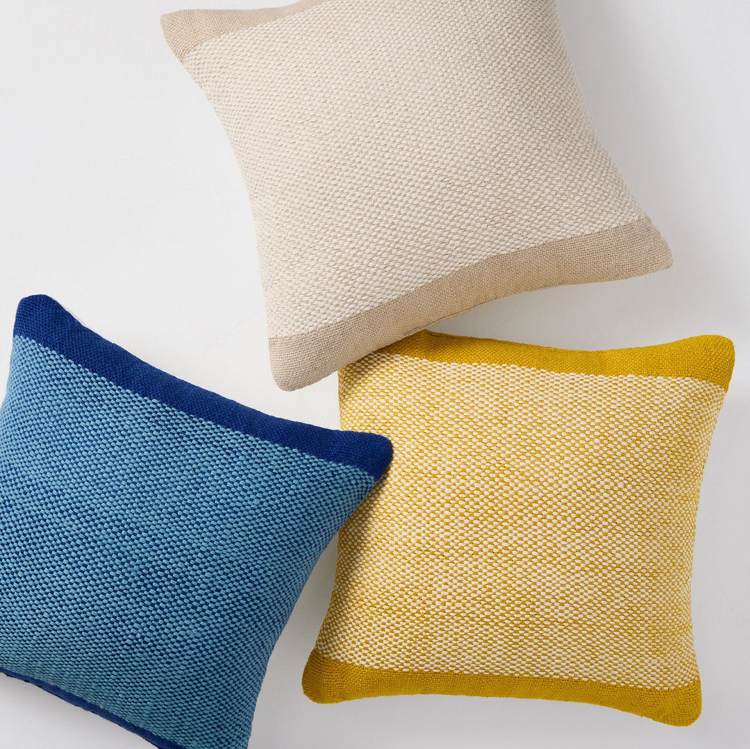 Banded Basketweave Pillow-20"x20"