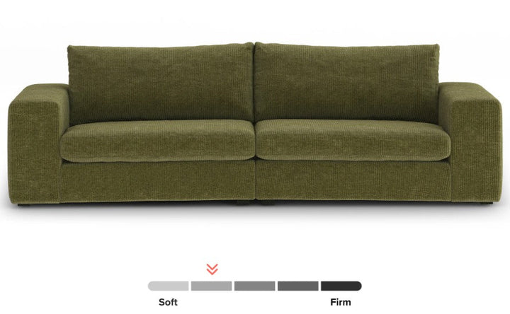 Beta 98" Modular Sofa - Cypress Green