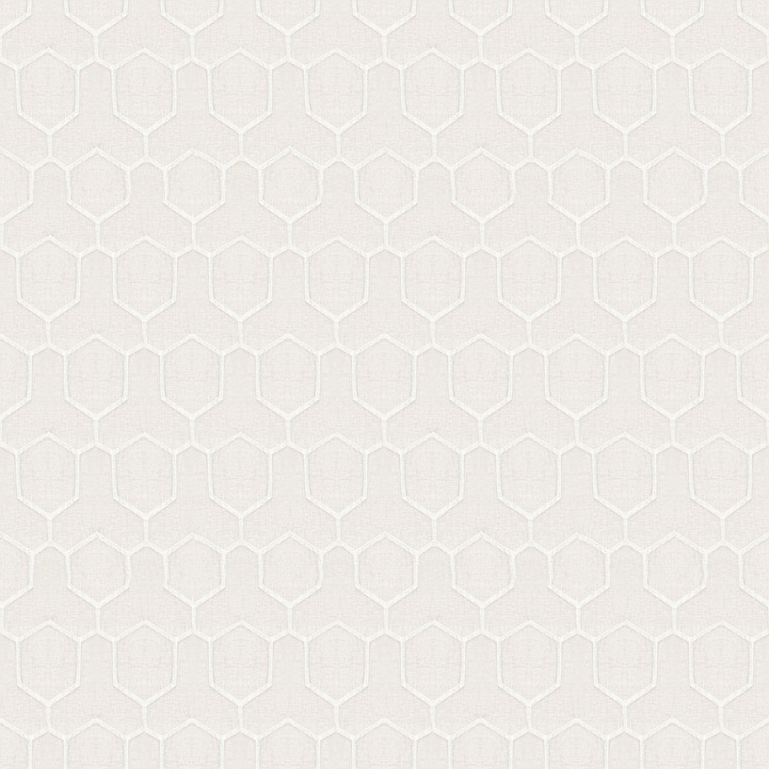 Honeycomb Jacquard Curtain Pearl 84