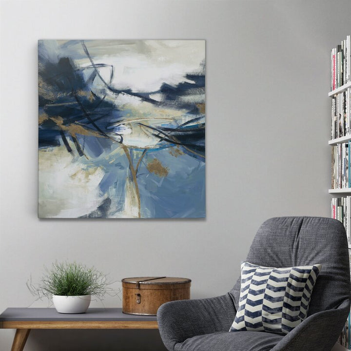 Gold Rush V1 Painting Print on Wrapped Canvas Unframe