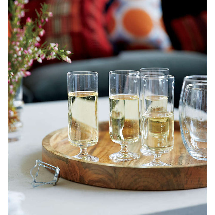 Ike Wooden Round Decorative Tray 15