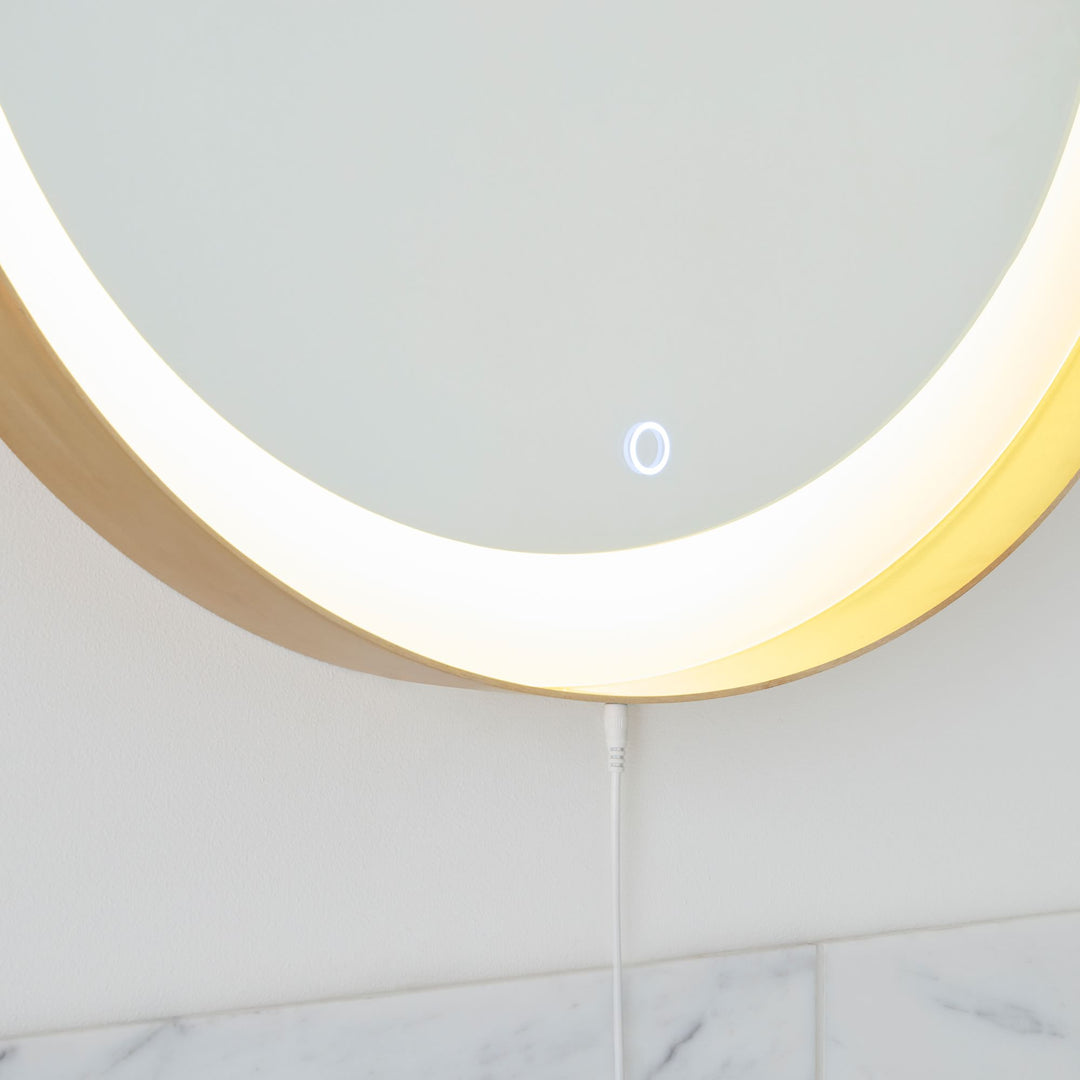 Curved Light Up Vanity Mirror