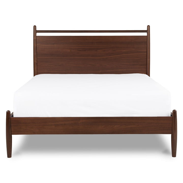 Lenia Panel Walnut Full Bed-Full