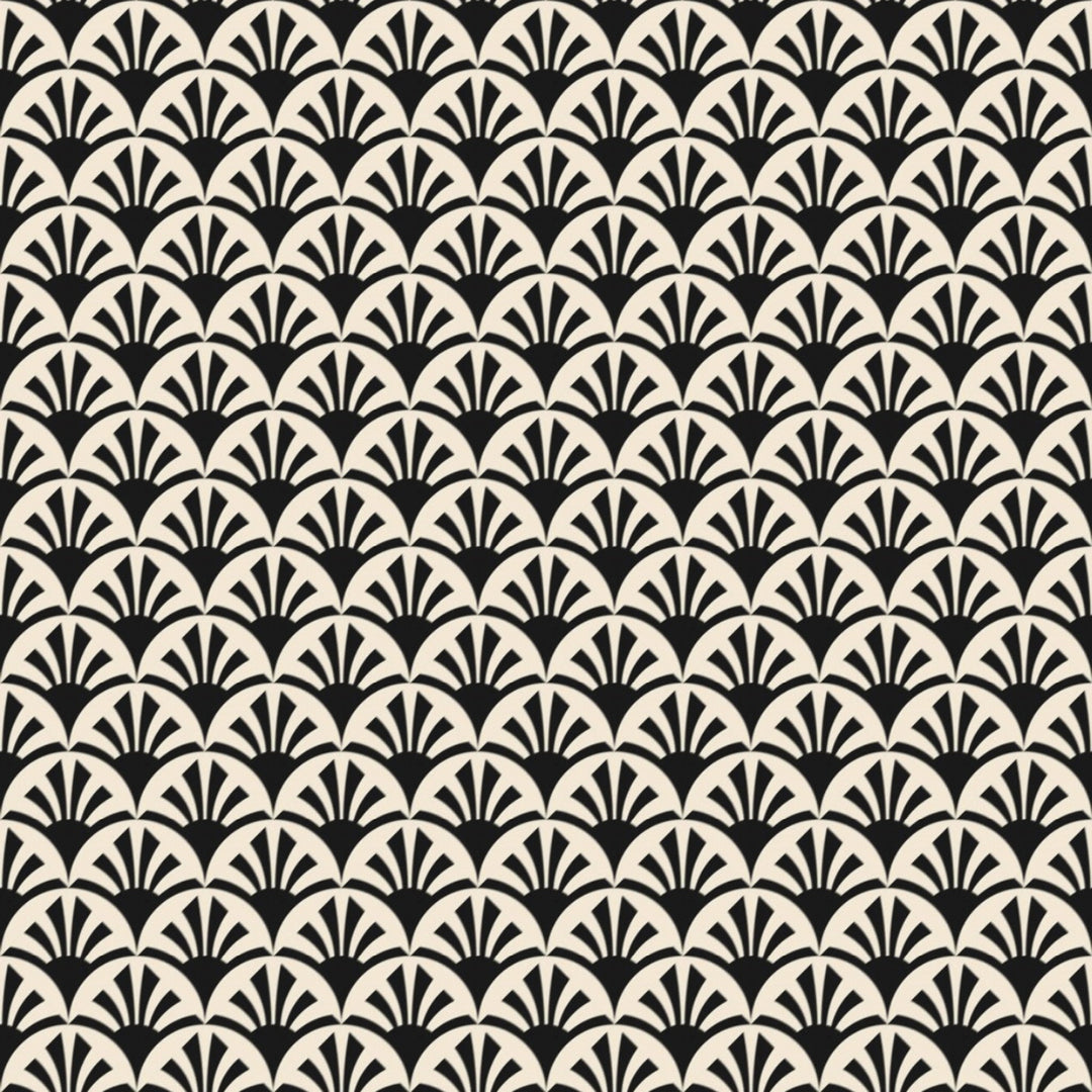 Geometric Pattern Deco Sunset Curtain Panel-50"x96"