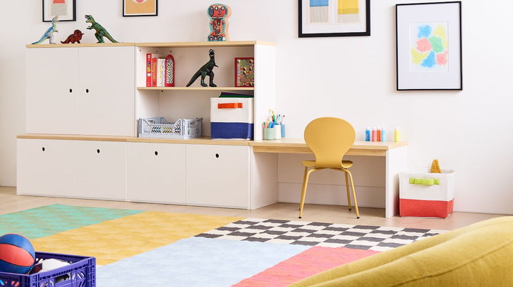 Ziggy Stepped Storage Set 2-Shelf Open Hutch