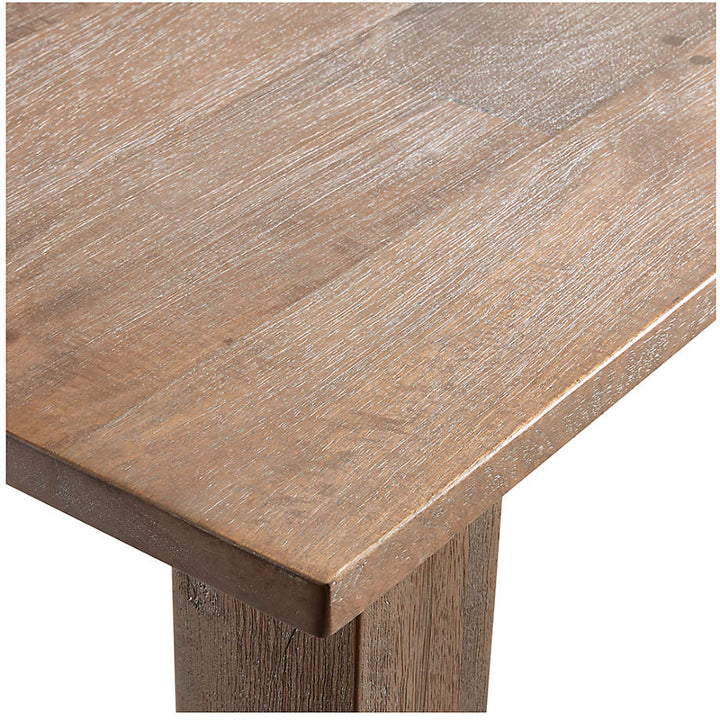Basque Light Brown Solid Wood Dining Table