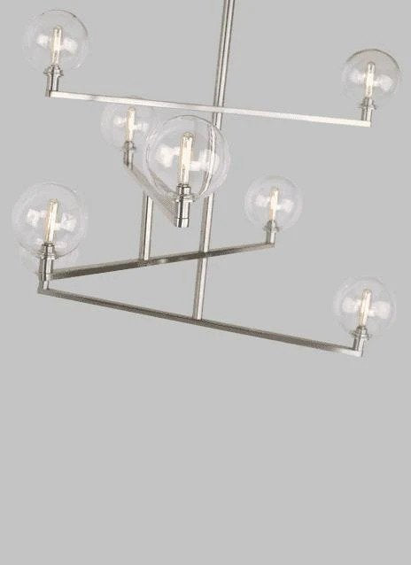 Gambit Chandelier - Satin Nickel