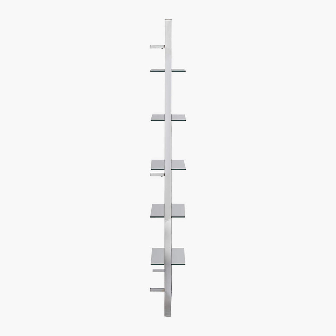 TESSO CHROME 84 BOOKCASE
