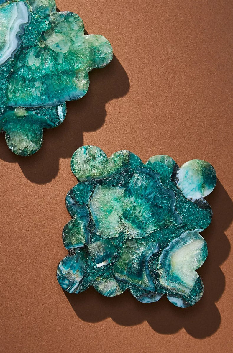 Eyelet Agate Coaster