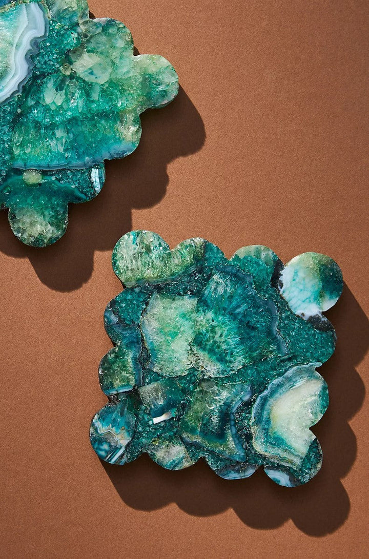 Eyelet Agate Coaster