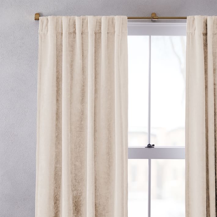 Worn Velvet Curtain