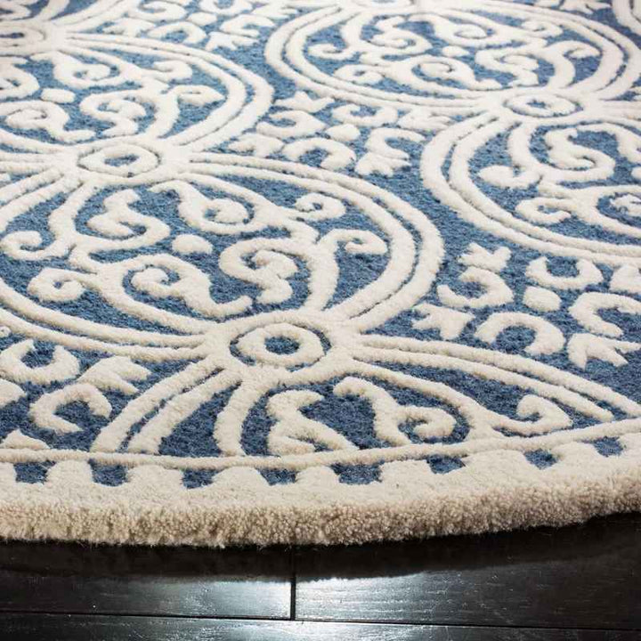 Sadik Hand Tufted Wool Geometric Rug-6'
