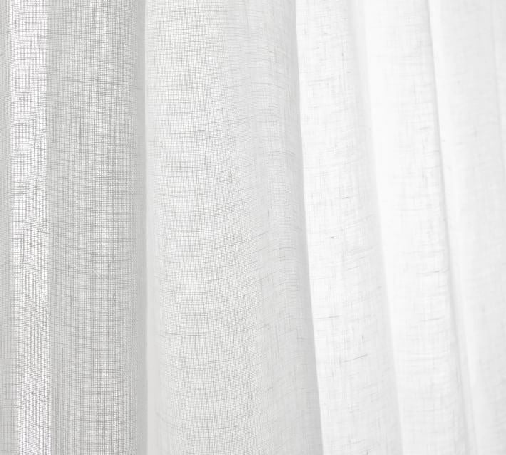 Emery Linen Sheer Curtain 84"