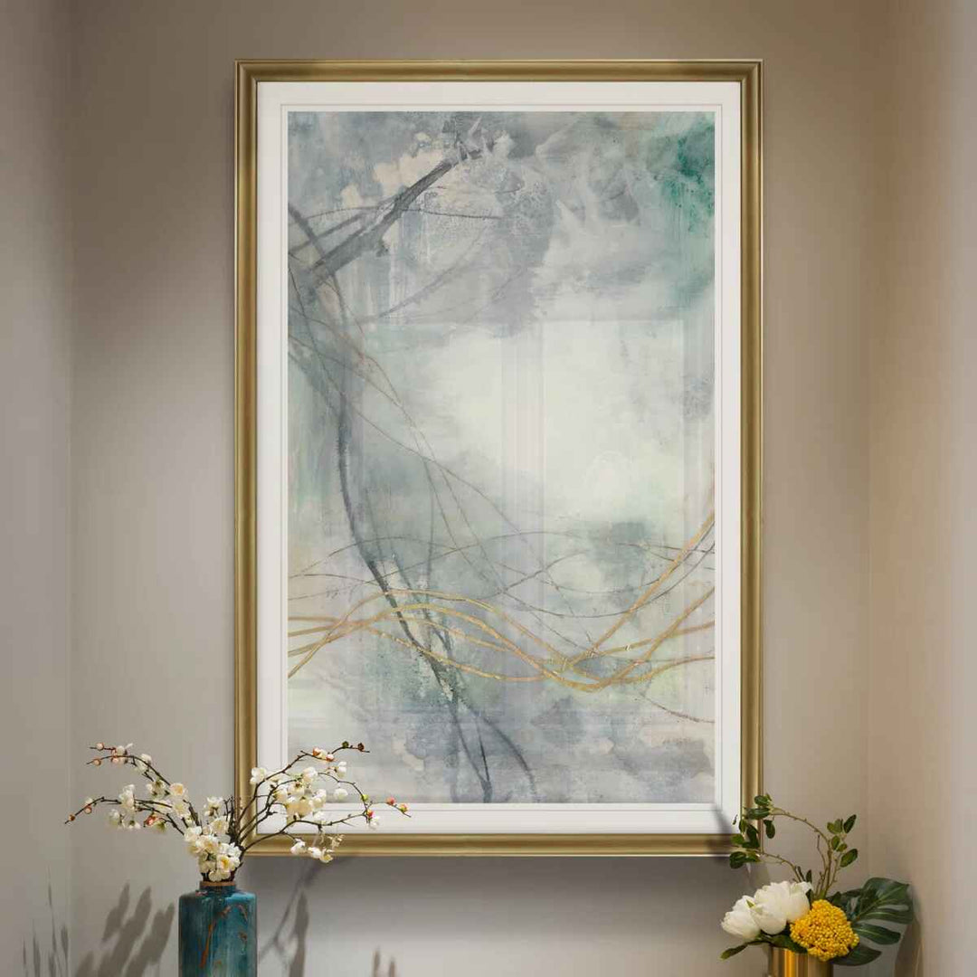 Undulating Oro II Painting Print on Canvas