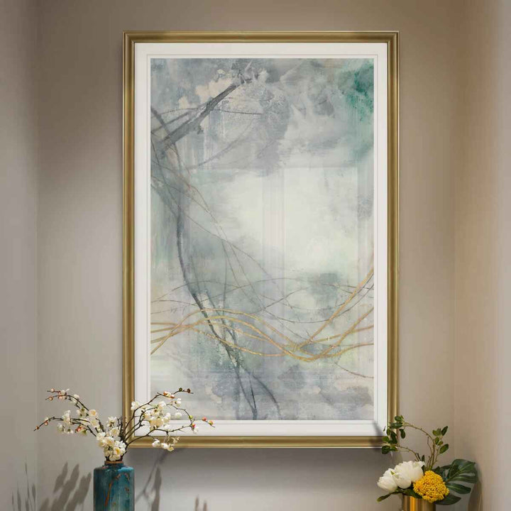 Undulating Oro II Painting Print on Canvas