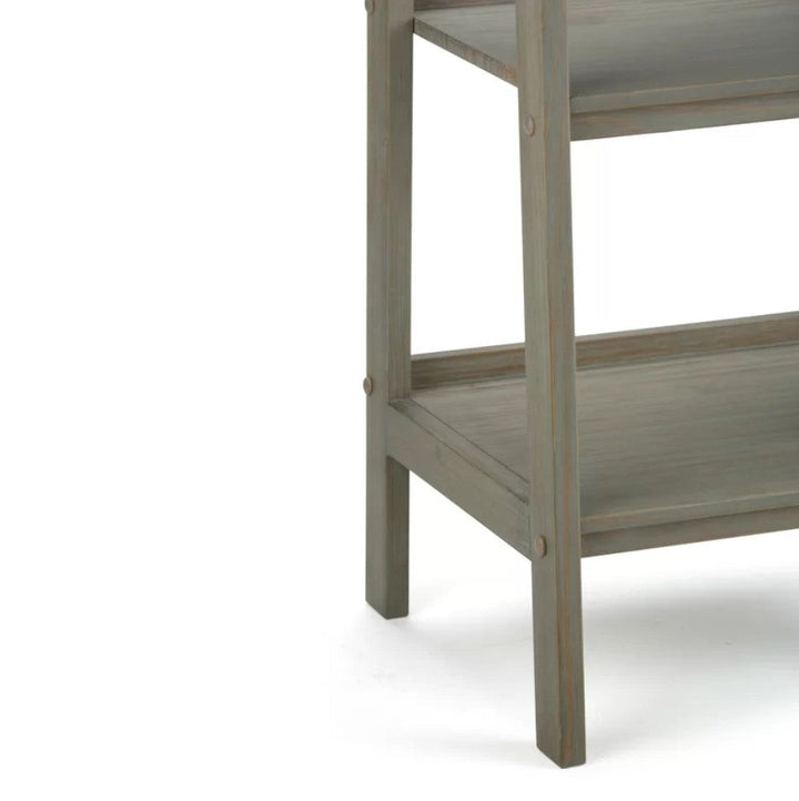 Robeson Solid Wood Ladder Bookcase