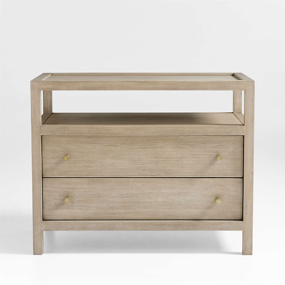 Keane Natural Charging Nightstand