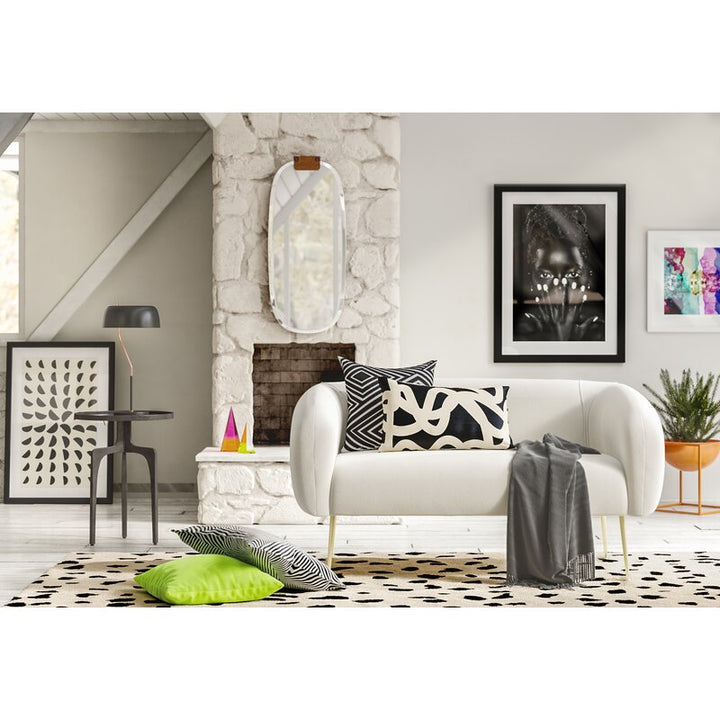 Jayson Animal Print Tufted Wool Area Rug 9'x13'