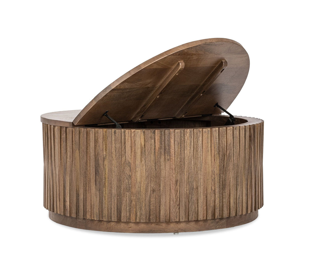Coloma Round Storage Coffee Table