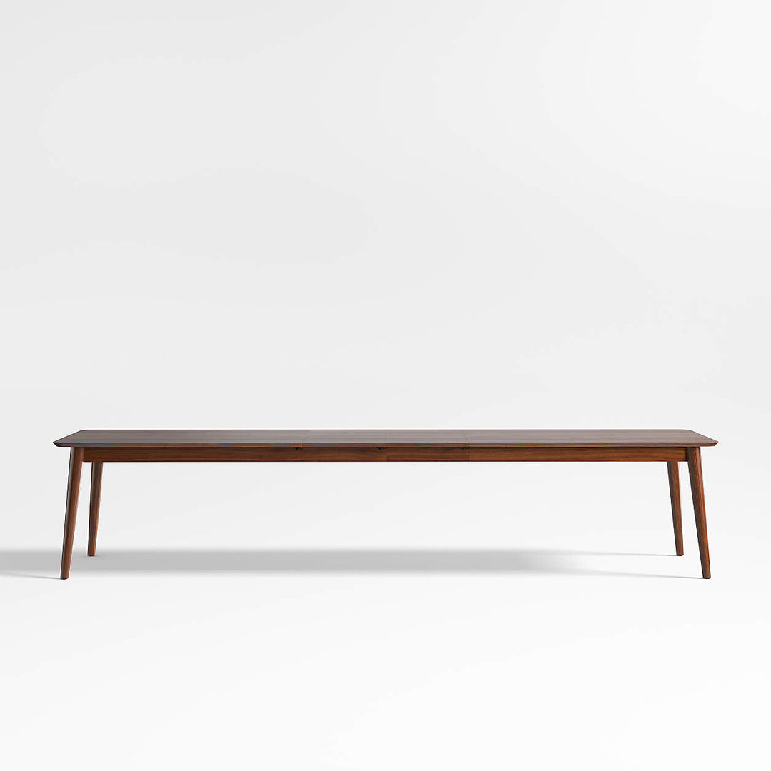 Tate Walnut Wood Extendable Dining Table
