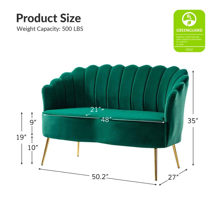 Hendrix 50.2'' Velvet Sofa