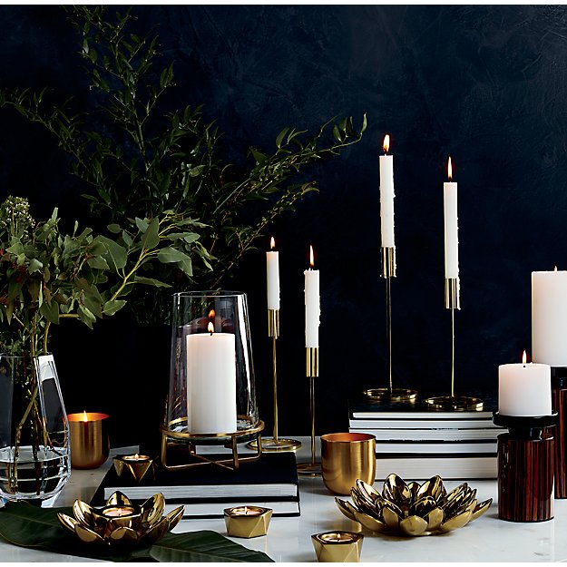 White Taper Candle