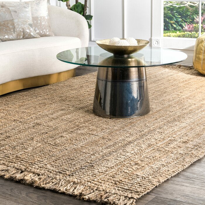 Gia Handmade Flatweave Jute Sisal Natural Area Rug-8'6''x11'6''