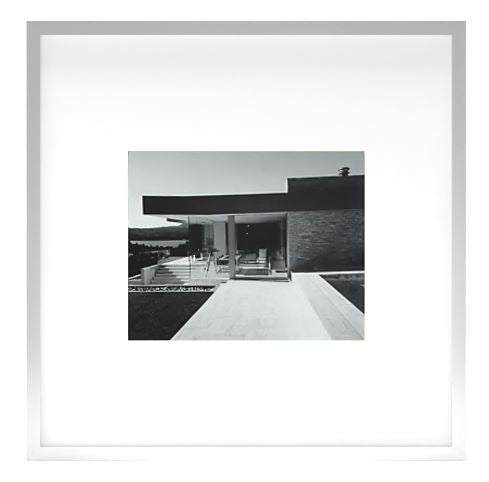 GALLERY SILVER FRAME WITH WHITE MAT WITH FRAME-8''x10''