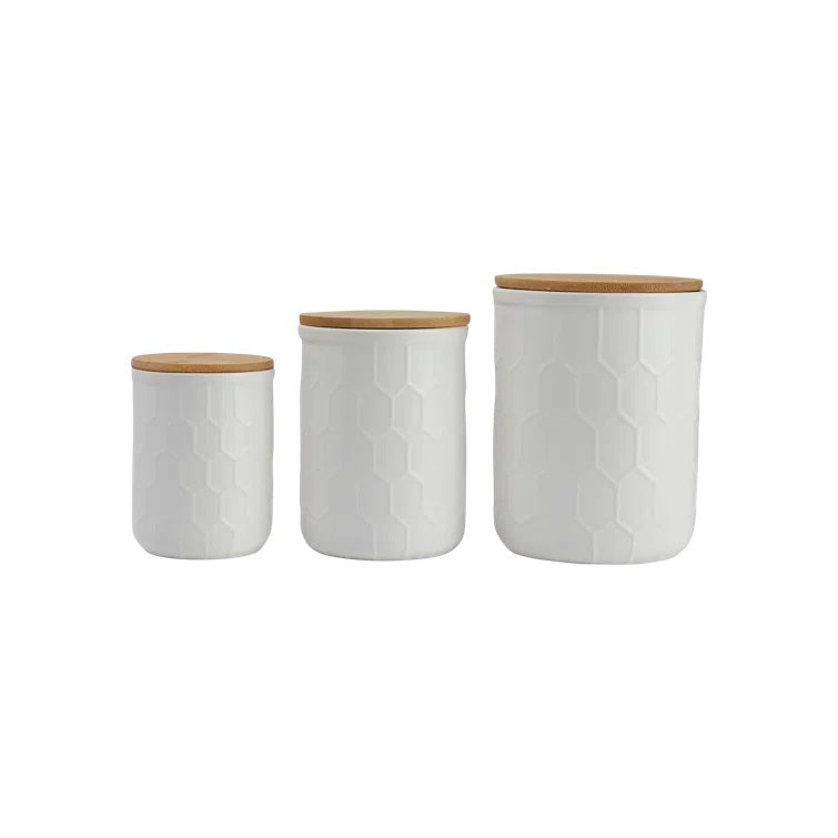 Scandinavian Kitchen Canister Set Large