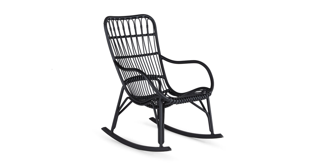 Medan Graphite Rocking Chair