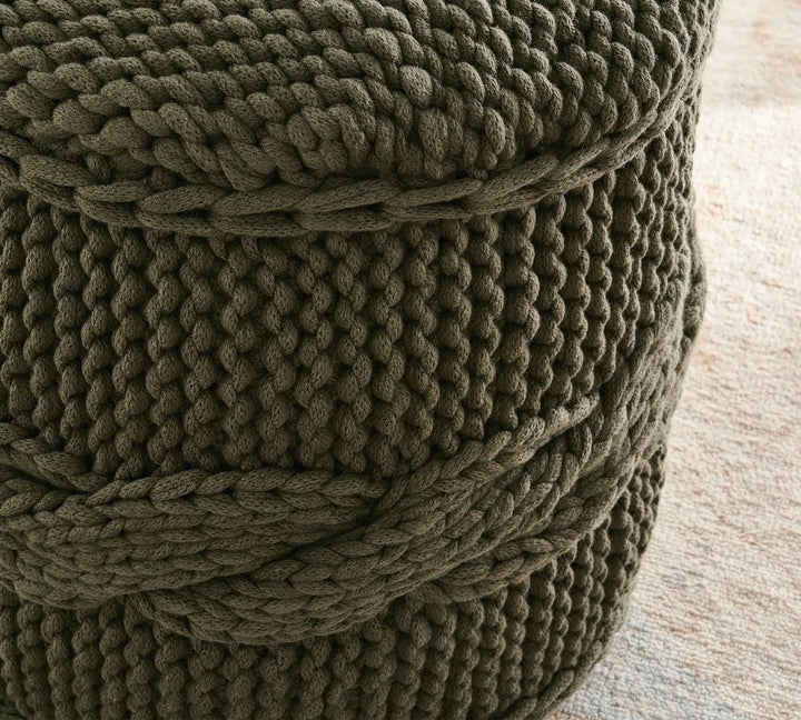 Colossal Knit Pouf