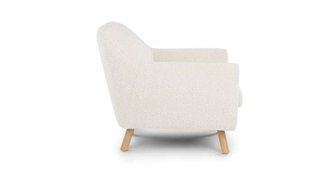 Gabriola Ivory Boucle Lounge Chair