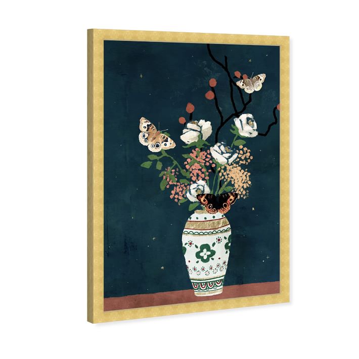 Oliver Gal Delicate Framed Art