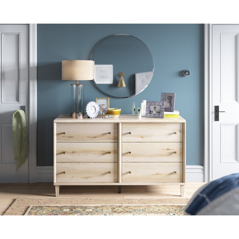 Harry 6 Drawer Double Dresser