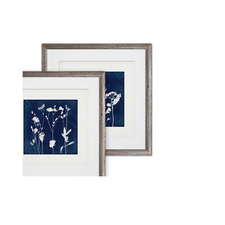 Cyanotype Botanical I 2 Piece Framed Print Set  2