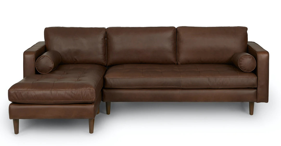 Sven Charme Chocolat Left Sectional Sofa