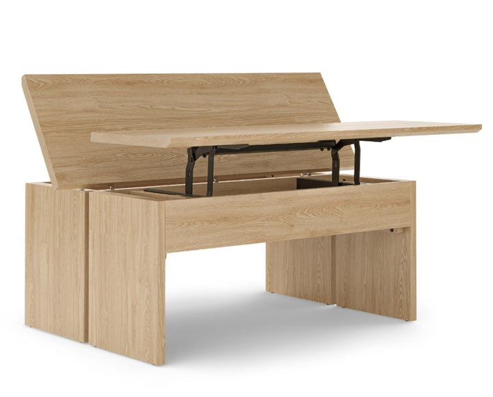 Karl Lift Top Coffee Table White Oak