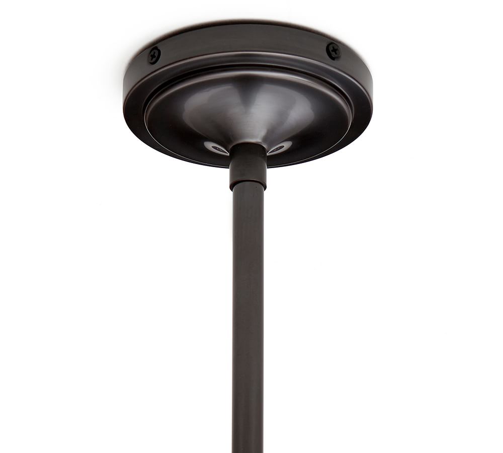 Adeline Crystal Pole Pendant with Bronze Hardware