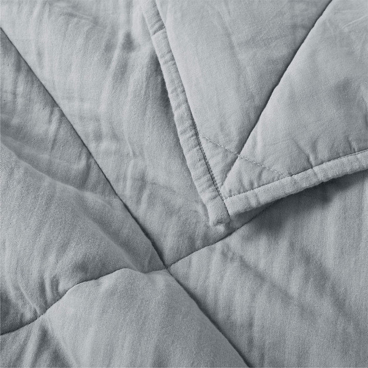 Supersoft Kids Mist Blue Gauze Cotton Quilt-Queen