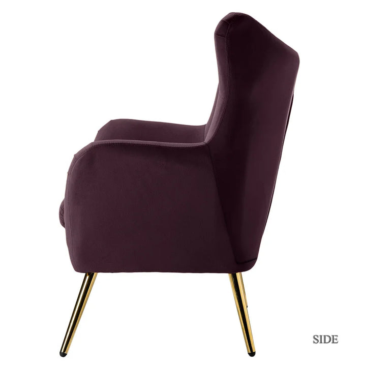 Avianna 29.25" Wide Tufted Polyester Wingback Chair