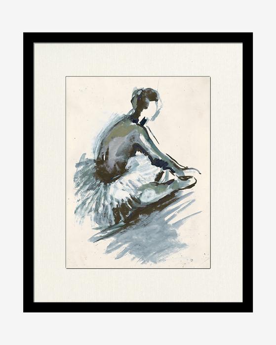 Ballerina Sketch 2 Framed 17"x21"
