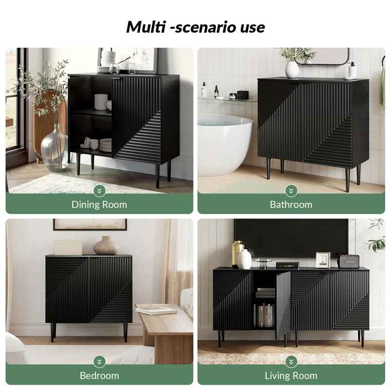 Arkayla Accent Cabinet with Adjustable Shelves