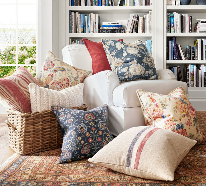 Beachfront Cable Knit Pillow